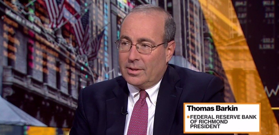 Fed’s Barkin: It was welcome to see lessening pressure in the jobs data