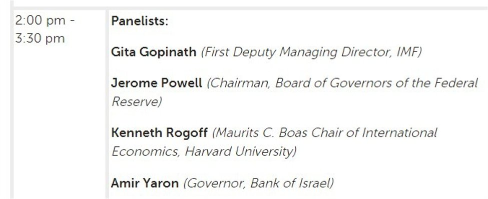 Heads up for Federal Reserve Chair Powell speaking again on Thursday