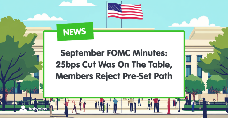 September FOMC Minutes: 25bps Cut Was On The Table, Members Reject Pre-Set Path
