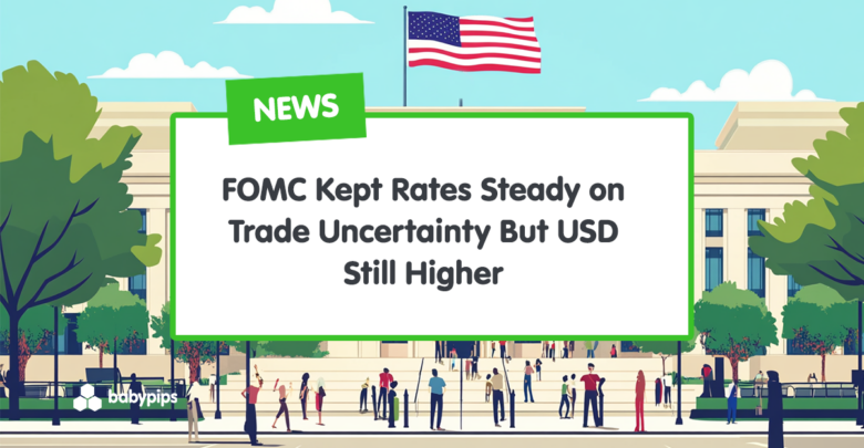 FOMC Kept Rates Steady on Trade Uncertainty But USD Still Higher