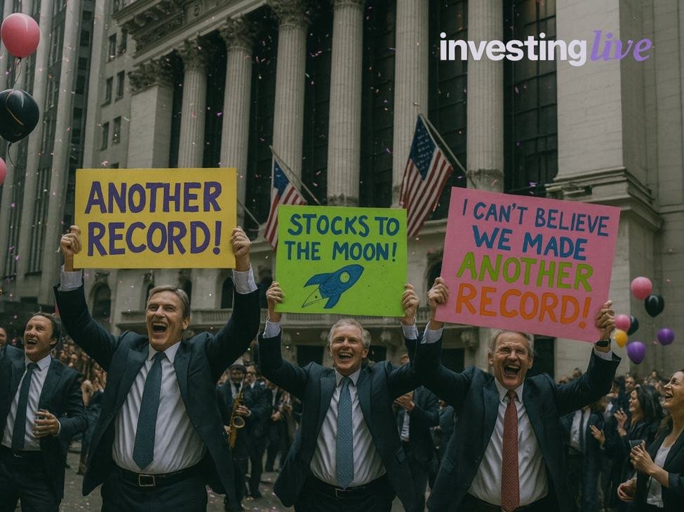 US stocks really close at record levels as traders await Fed and key earnings next week