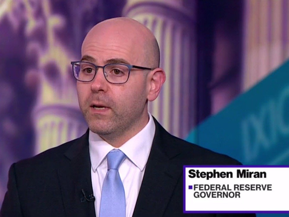 Fed’s Miran: Recent data has made the case for a rate cut even stronger