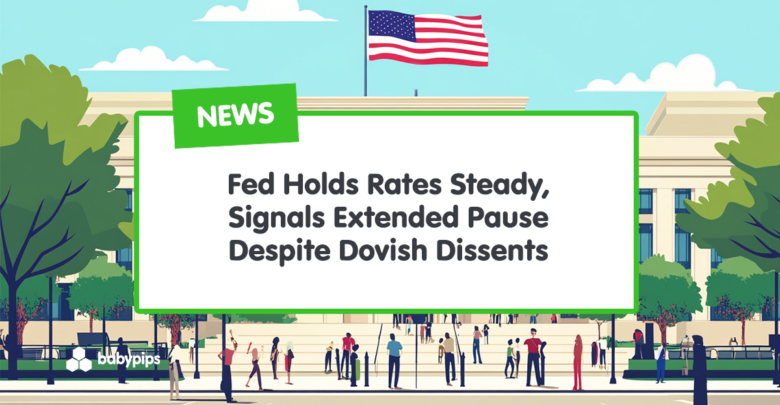 Fed Holds Rates Steady, Signals Extended Pause Despite Dovish Dissents