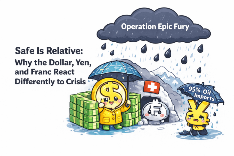 Safe Is Relative: Why the Dollar, Yen, and Franc React Differently to Crisis