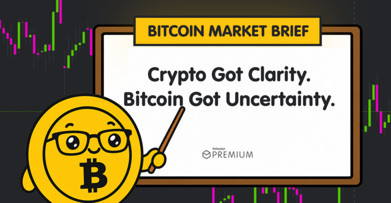 Bitcoin Market Brief: Crypto Got Clarity. Bitcoin Got Uncertainty.