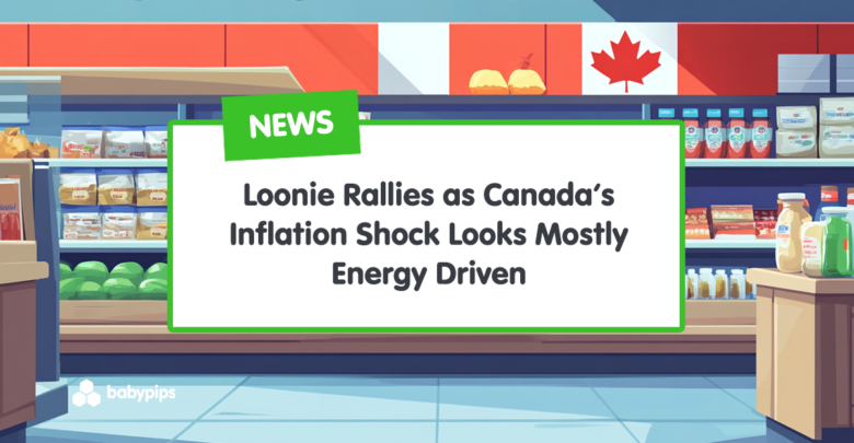 Loonie Rallies as Canada’s Inflation Shock Looks Mostly Energy Driven