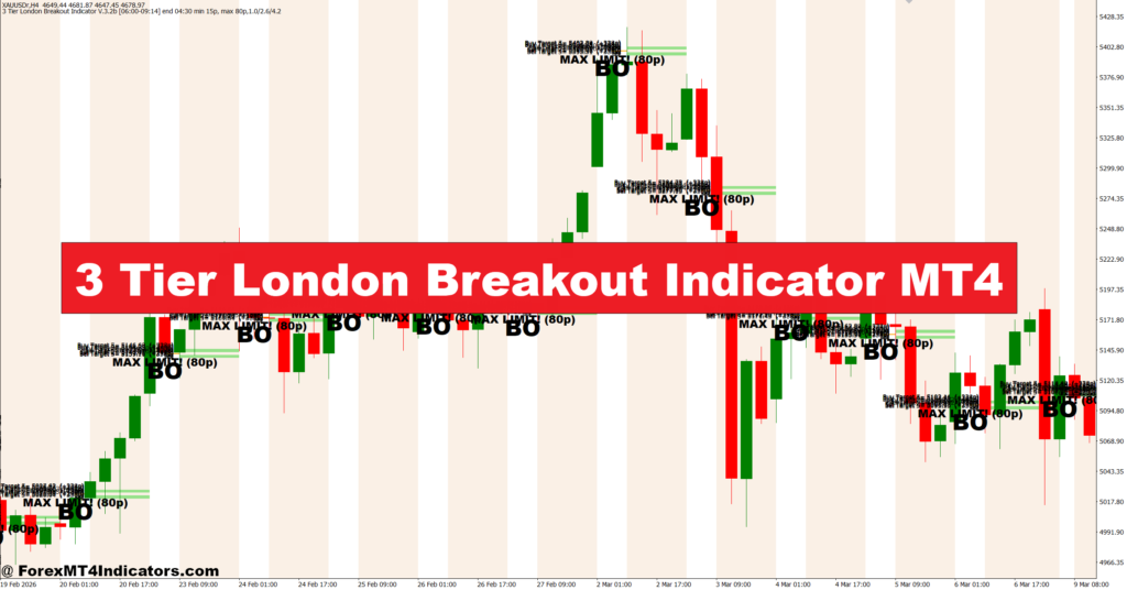 3 Tier London Breakout Indicator MT4