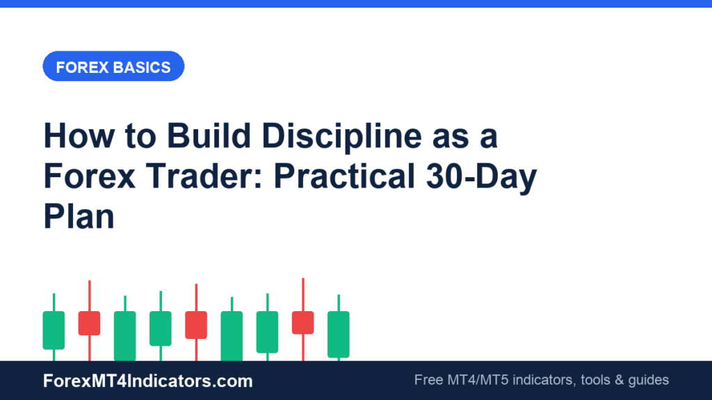 How to Build Discipline as a Forex Trader