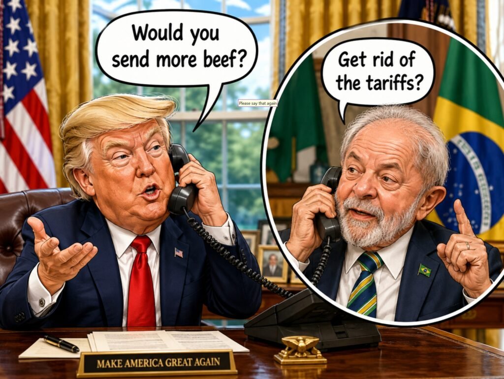 Brazil’s Lula and US Pres. Trump held phone call on Friday.
