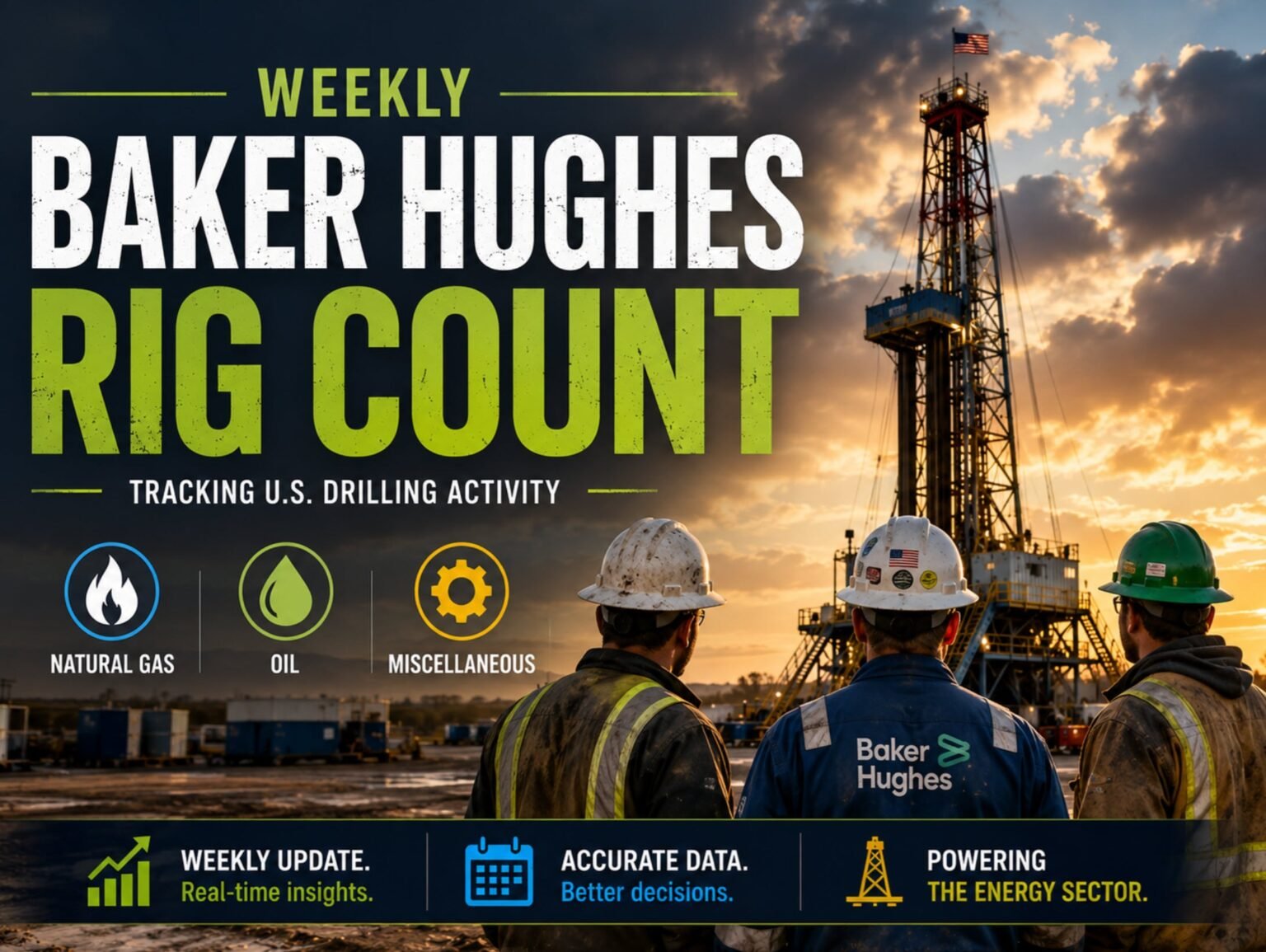 Baker Hughes rig count -5 at 588