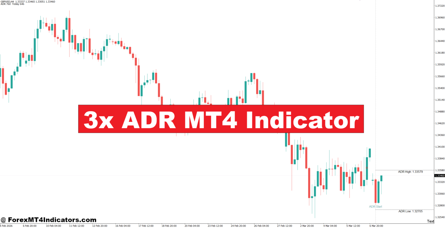 3x ADR MT4 Indicator – ForexMT4Indicators.com