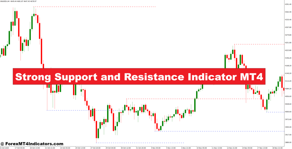 Strong Support and Resistance Indicator MT4