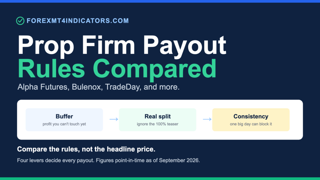 Prop Firm Payout Rules Compared: Alpha Futures, Bulenox, TradeDay